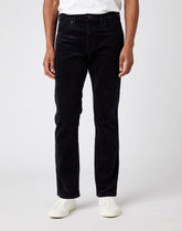 MĘSKIE SPODNIE MATERIAŁOWE WRANGLER GREENSBORO BLACK W15QA2100 112141182